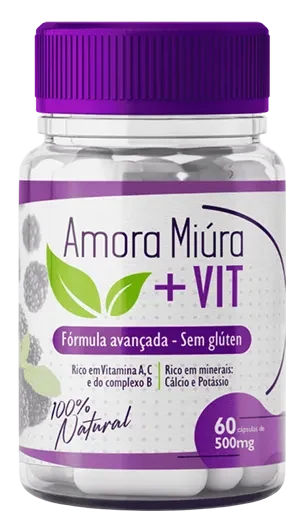 Embalagem do Amora Miúra + Vit (Xô Menopausa)