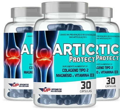 Embalagem do Artic Protect Colágeno Tipo 2 40 mg