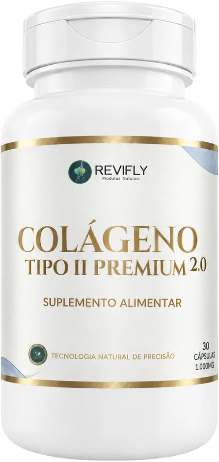 Embalagem do Colágeno Tipo 2 Premium 2.0