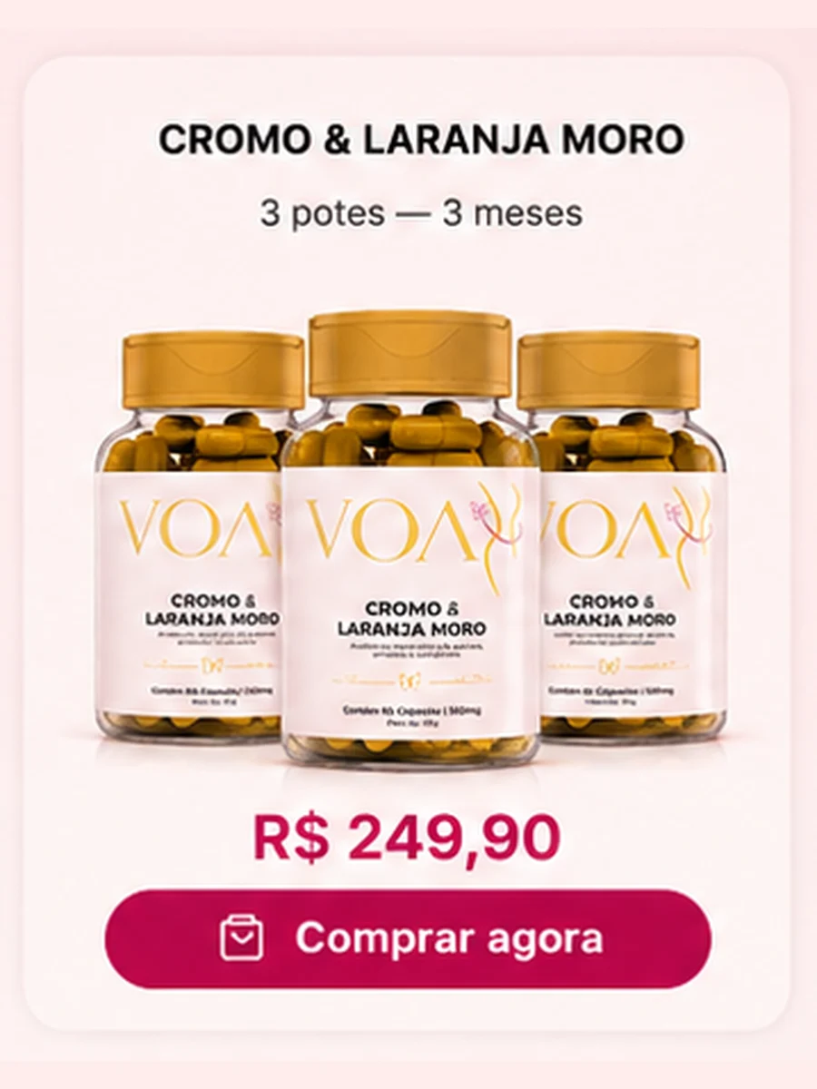Embalagem do Combo Laranja Moro, tratamento de 3 meses (3 potes)