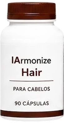 Frasco de IArmonize Hair, 90 cápsulas, para cabelos