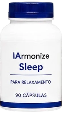 Frasco de IArmonize Sleep, 90 cápsulas, para relaxamento