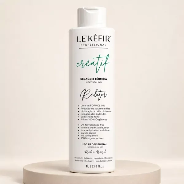 Embalagem do LE'KÉFIR Professional Créatif Organic Redutor de Volume 1L