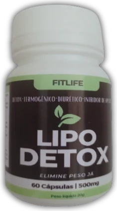 Embalagem do Lipo Detox Emagrecedor 60 Cápsulas