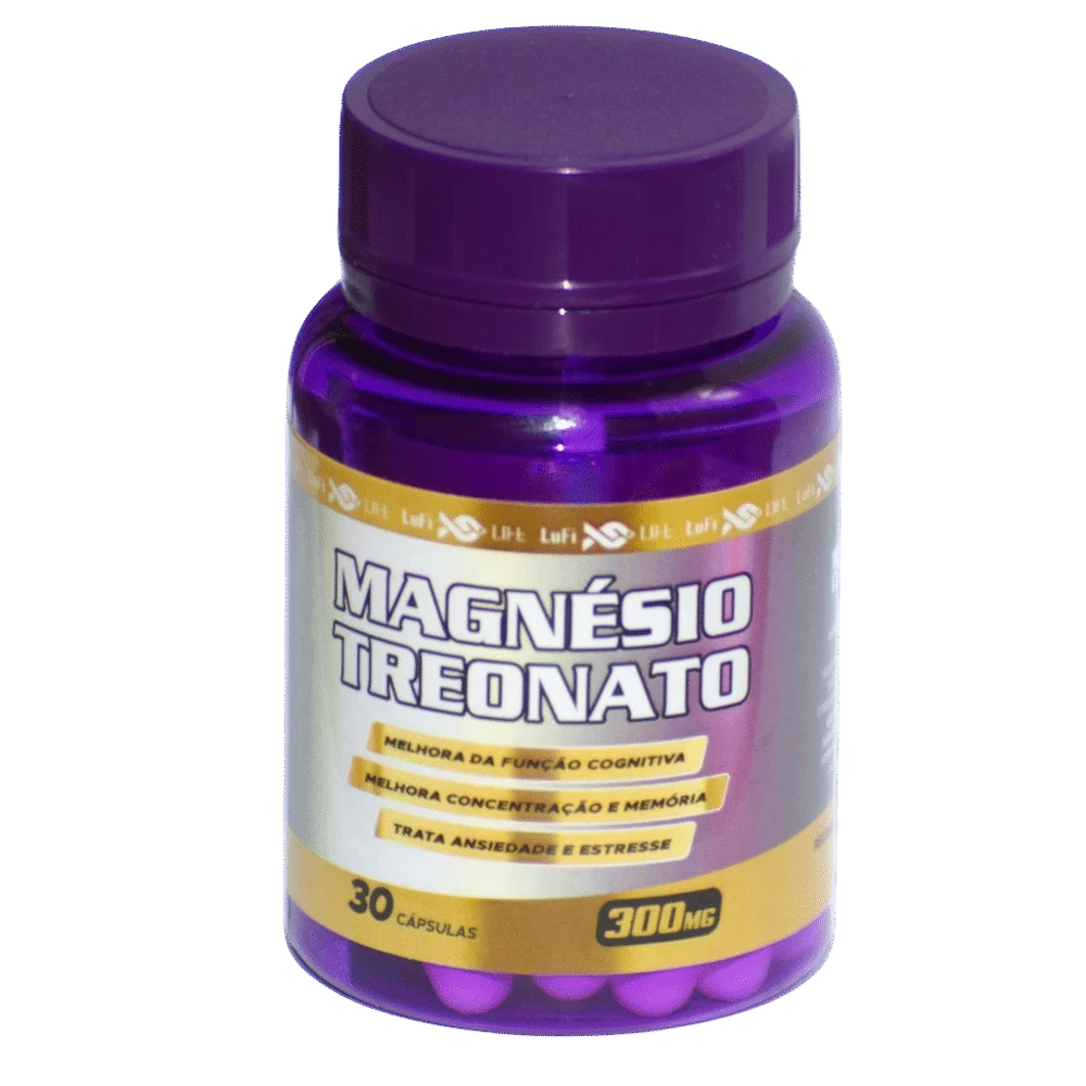 Embalagem do Magnésio Treonato (30 cápsulas)