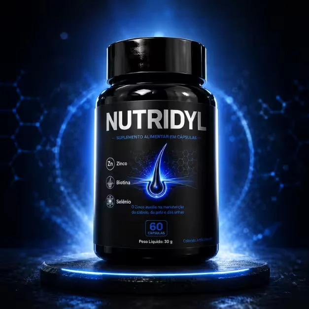Embalagem do Nutridyl - Suplemento Capilar Masculino