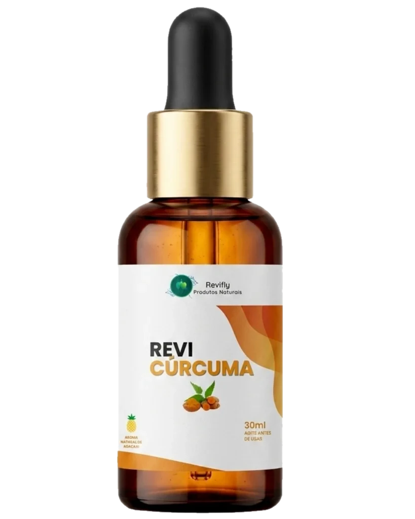 Embalagem do Revi Cúrcuma em Gota