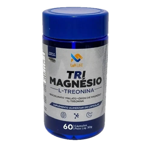 Embalagem do Tri Magnésio (30 cápsulas)